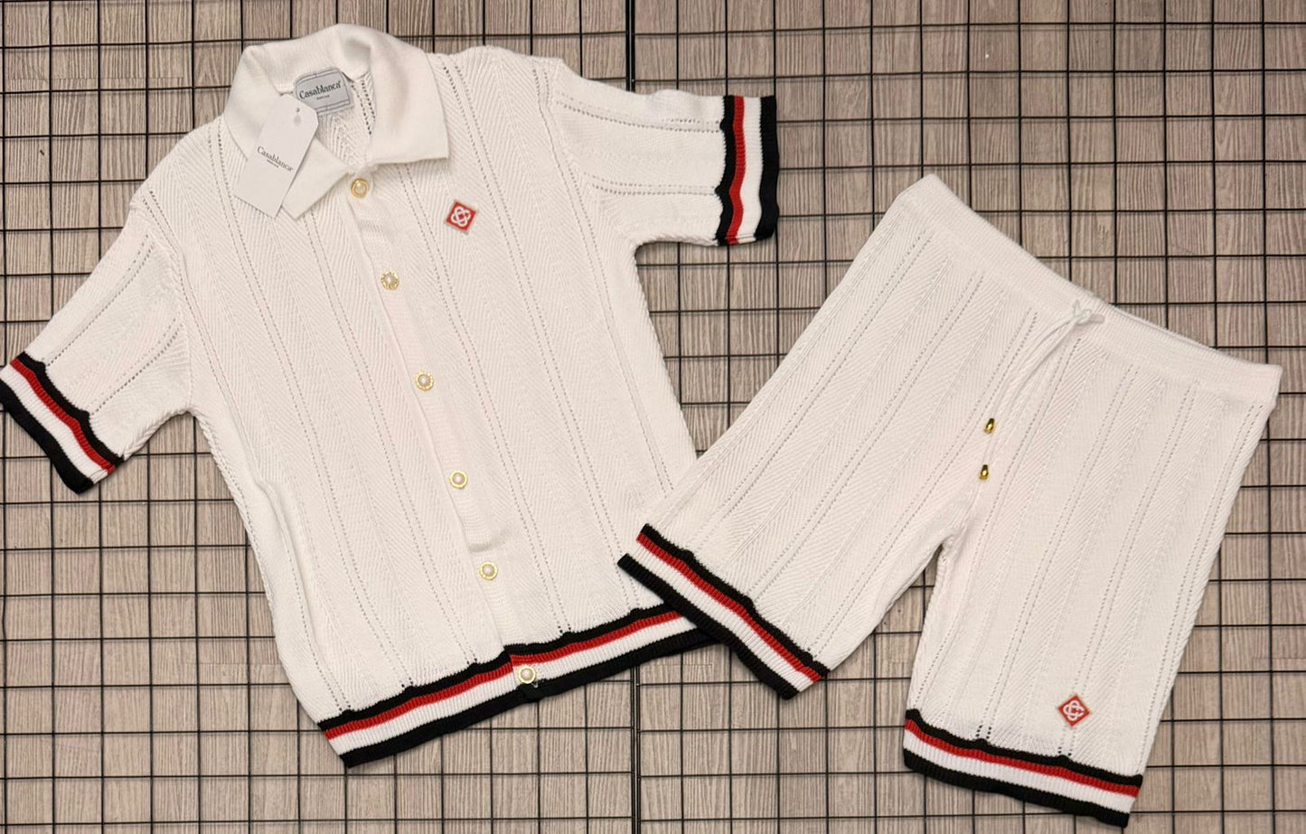 Conjunto Importado de Crochê Casablanca Masculino