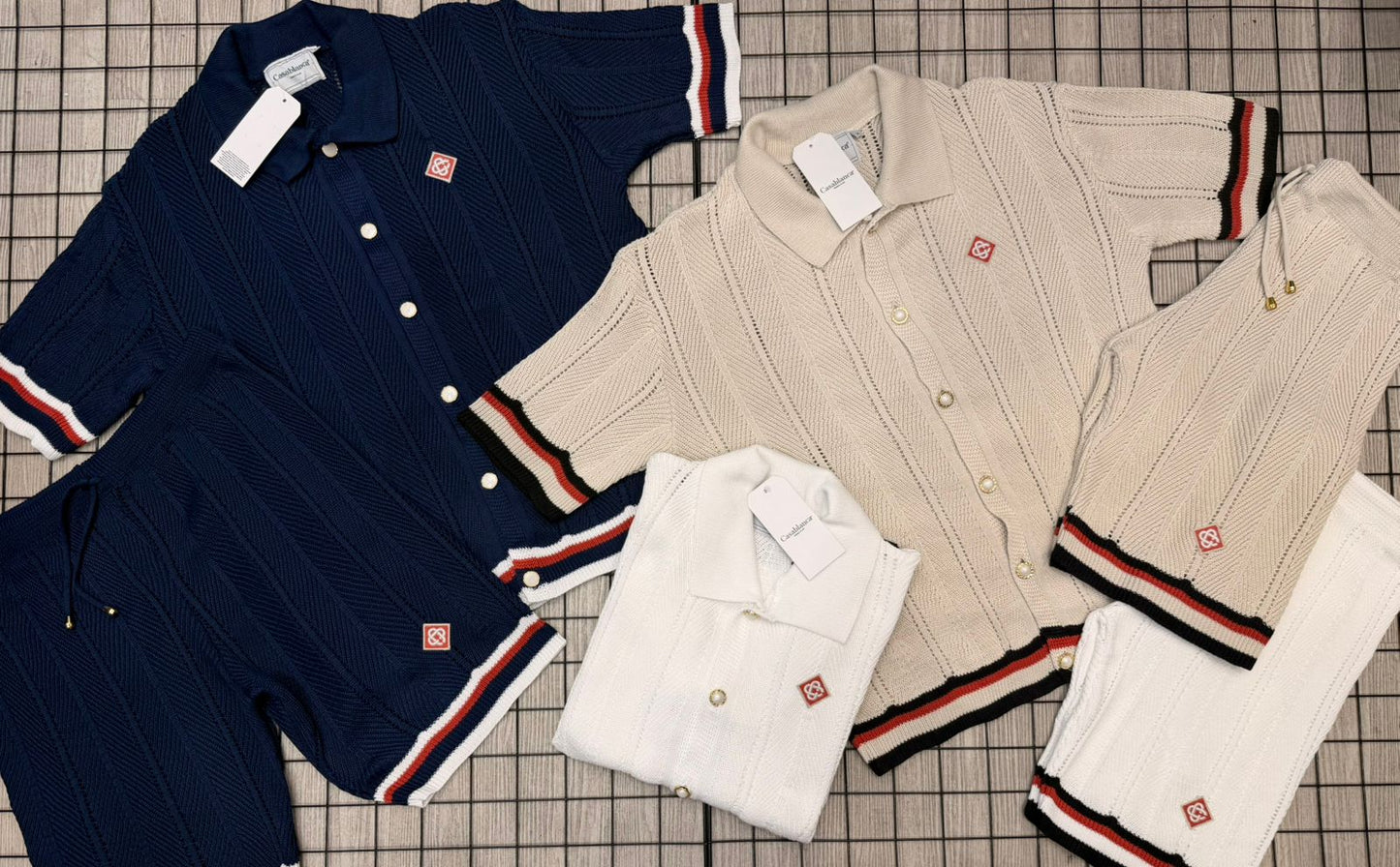 Conjunto Importado de Crochê Casablanca Masculino